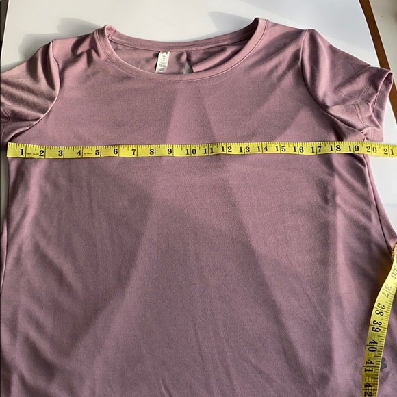 Under Armour Whisperlight Foldover t-shirt -purple - Picture 5 of 7